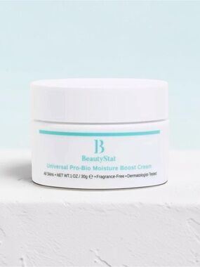 BeautyStat Moisture Boost Cream - White with Teal Accents